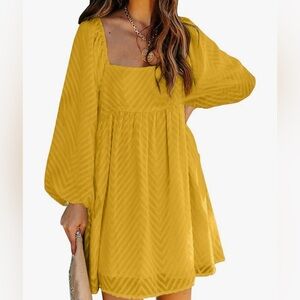 Happy Sailed Womens Swiss Dot Chiffon Dress